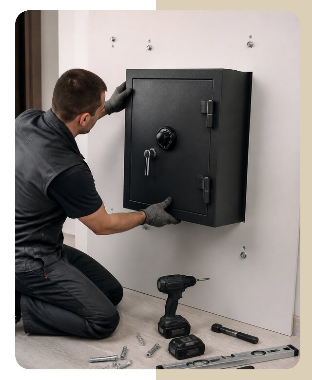 Установка сейфа в Мариинске по цене от 5609 р. | ДвериЛегко-Мрн