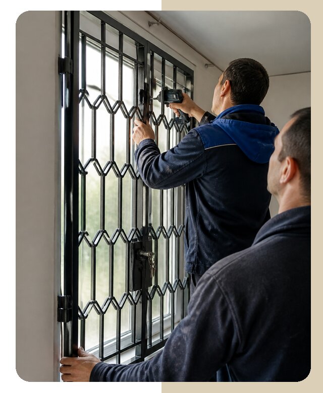 Установка распашных решеток в Мариинске цена от 6629 р. | ДвериЛегко-Мрн